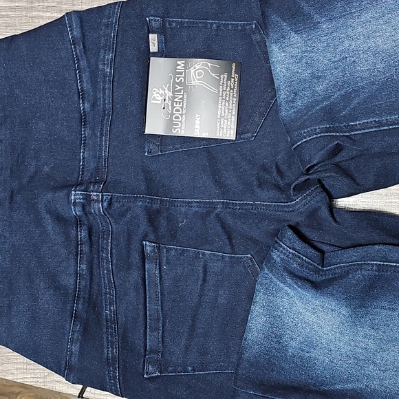 NWT Diane Gilman DG2 Suddenly Slim  Indigo Pull-on Skinny Jeans (Size S / 28) - Picture 5 of 6